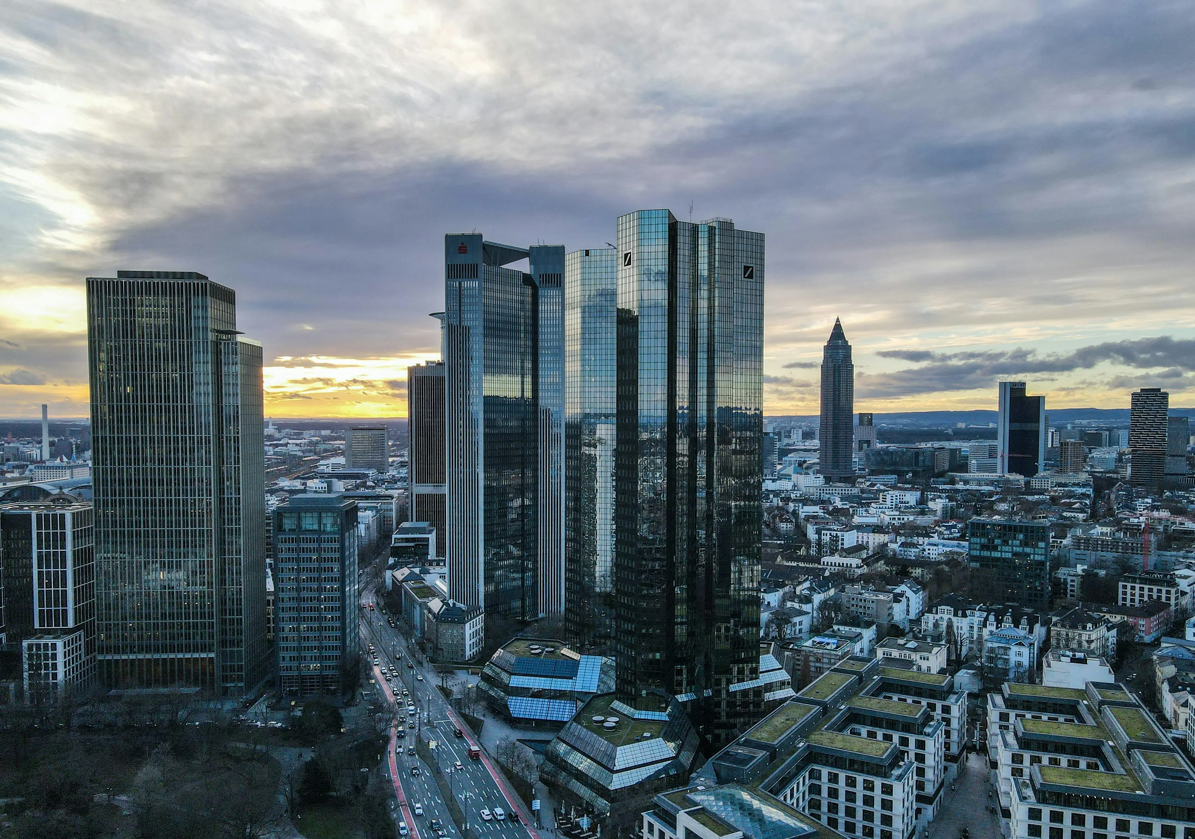 Skyscrapers of Frankfurts Financial District 1.00
